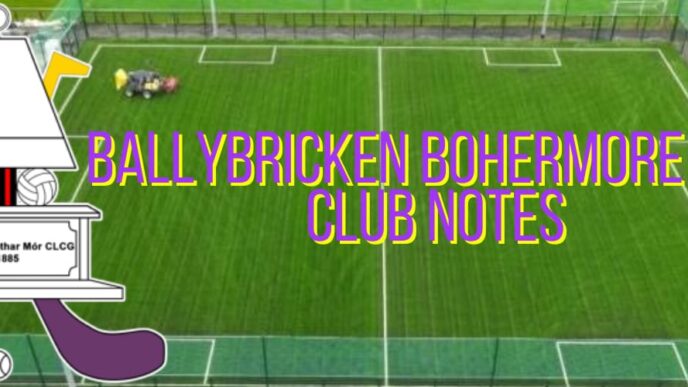 Ballybricken Bohermore GAA – Club Note – 25th Feb 2024