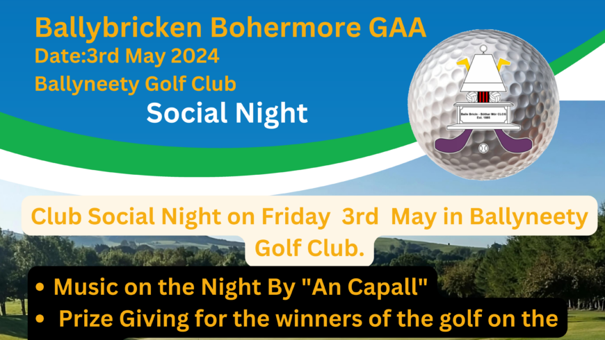 Ballybricken Bohermore GAA  – Golf Classic