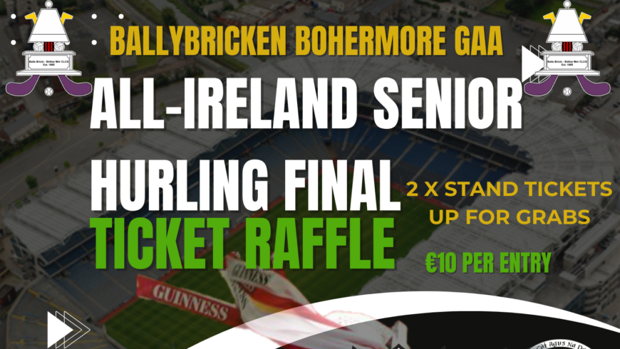 All-Ireland Hurling Ticket Raffle